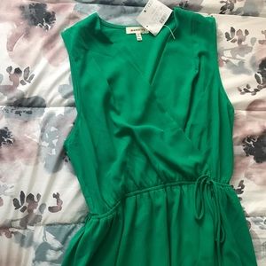 Green women’s dress
